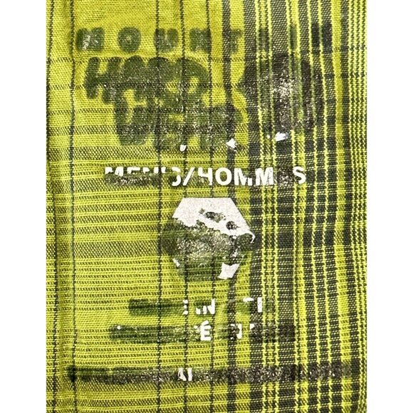 Mountain Hardwear Mens Shirt Button Up 100% Cotton Short Sleeve Green Plaid M - Picture 9 of 15